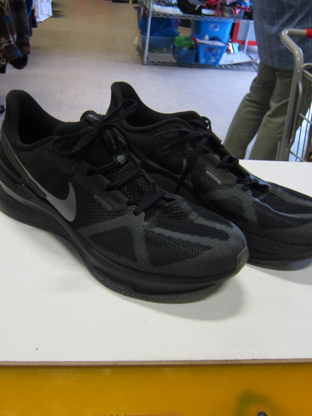 Nike Air Zoom Structure 25 Men's 12.5 Black Iron Grey Shoe's DJ7883-006